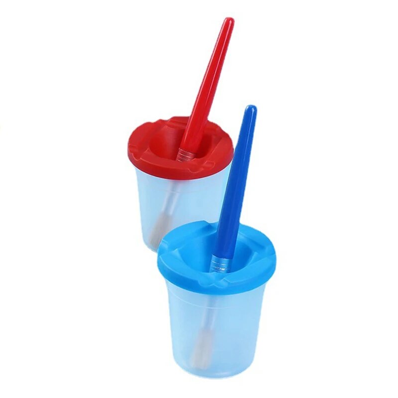 Kids Paint Brushes Set Toddler Chubby Paint Brushes Round and Flat Preschool Paint Brushes for Acrylic Paint Washable Paint