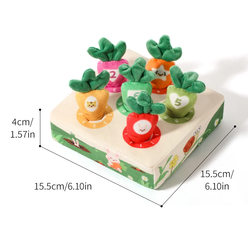 เด็กแครอท Harvest เกม Montessori ของเล่นดึงหัวผักกาดเด็กวัยหัดเดินมอเตอร์ทักษะการฝึกอบรมสีการเรียนรู้ของเล่นเพื่อการศึกษาเด็ก