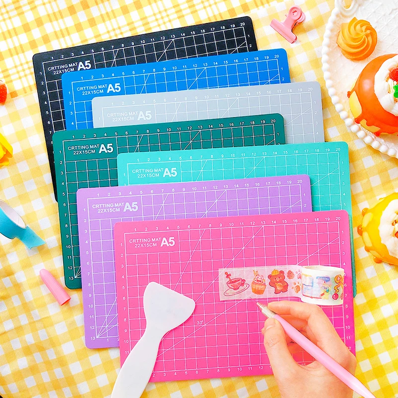 A5 Multifunctional Cutting Mat Diy Handicraft Art Engraving Board Paper Carving Pad High Elasticity Toughness art supplies 123