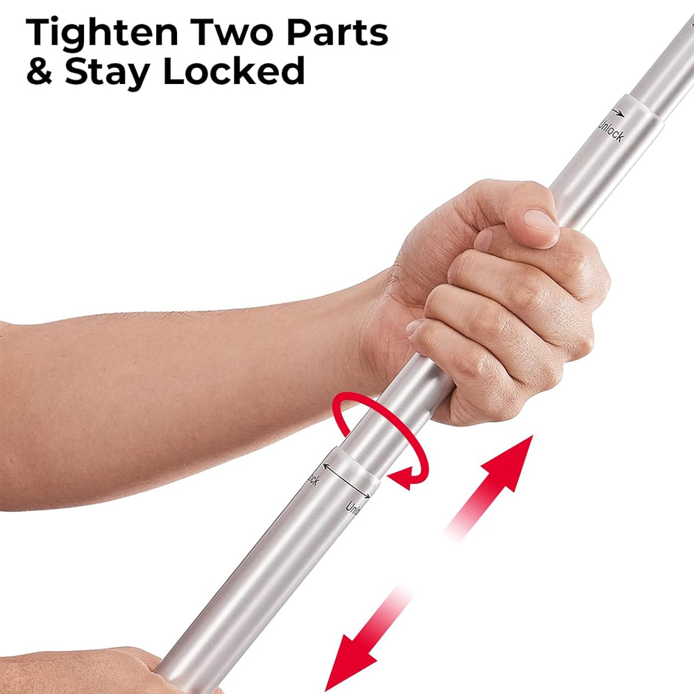 Boat Cover Support Poles Stainless Steel Pole System with Webbing Strap Adjustable Height 39cm for Boat Covers Prevent Water