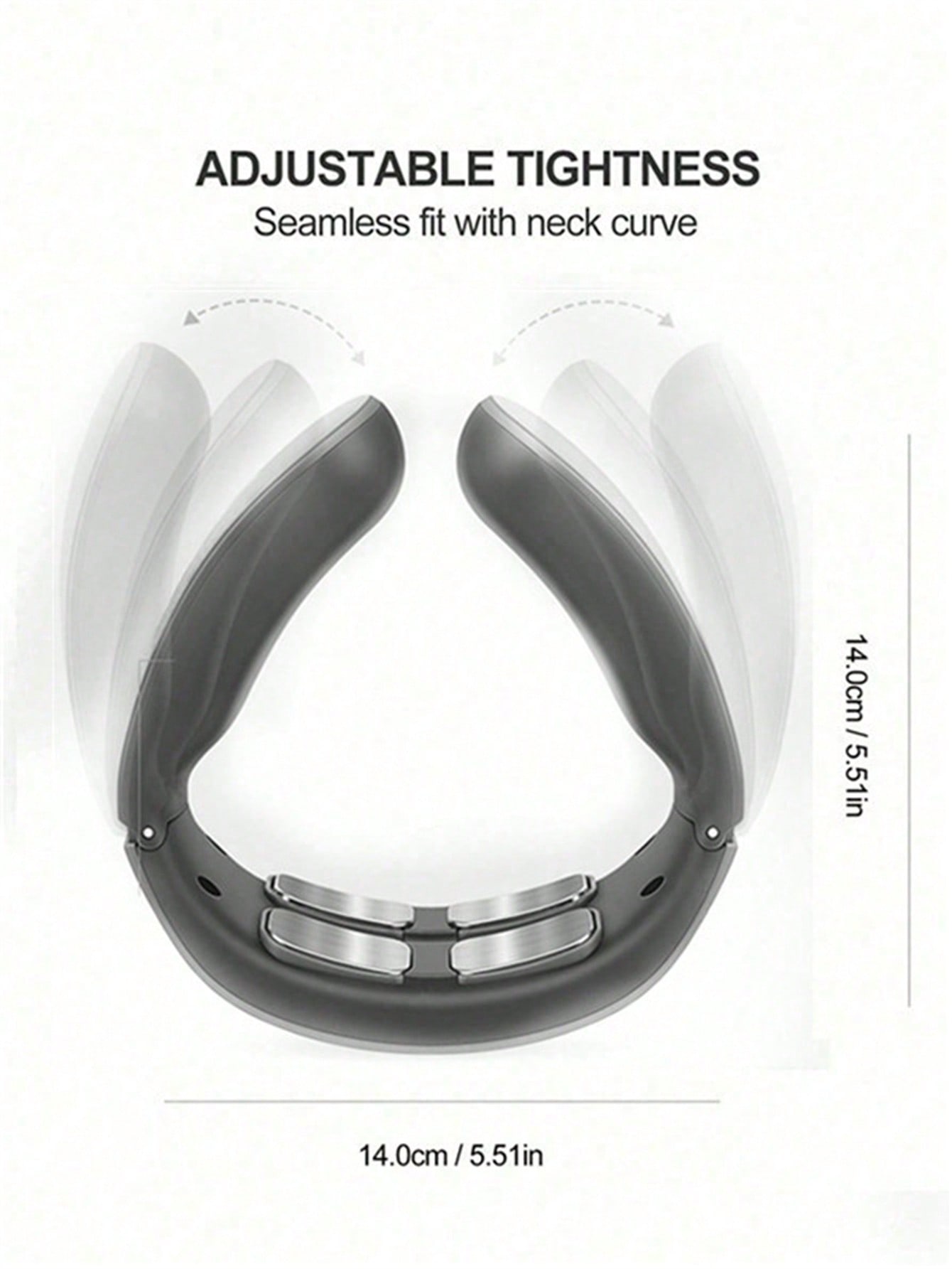 Multifunktionales elektrisches Nackenmassagegerät, tragbares intelligentes Zervikalmassagegerät, Nackenmassagegerät für den Heimgebrauch, Valentinstagsgeschenk