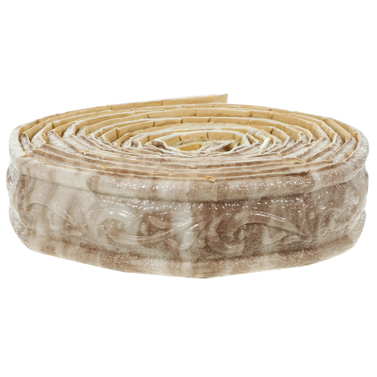 2pcs 2 Rolls 4.5Cm Self-Adhesive Wall Trim Molding Durable Flexible Peel Stick Corner Tile Cabinet Ceiling Decorative Border