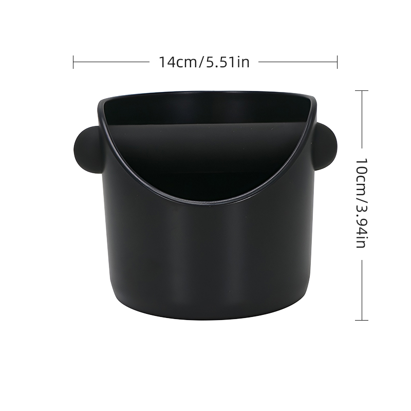 Coffee Knock Box Anti Slip Shock-Absorbent Grind Dump Espresso Grounds Waste Bin Cafe For Barista Portafilter Accessories Tools