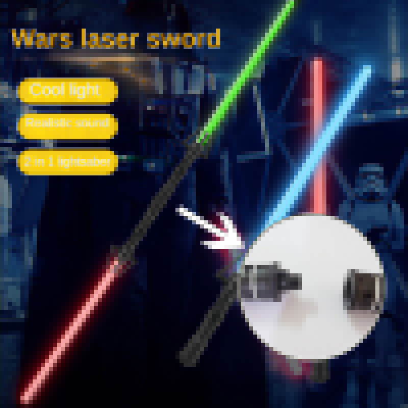Espada laser rgb de 80cm, brinquedos, sabre de luz, 7 cores, mudança de crianças, fontes de som, força fx foco blaster, brinquedos, espada laser jedi, presente