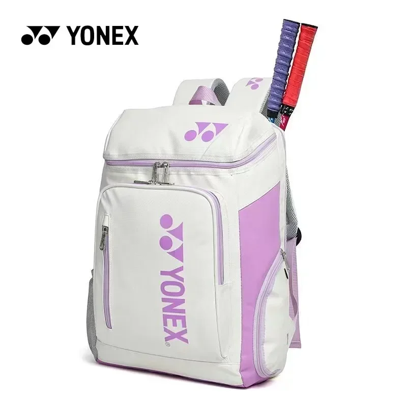Yonex saco de tênis mochila sacos de badminton de alta capacidade multifuncional conveniente resistente ao desgaste saco de raquete de treinamento à prova dwaterproof água