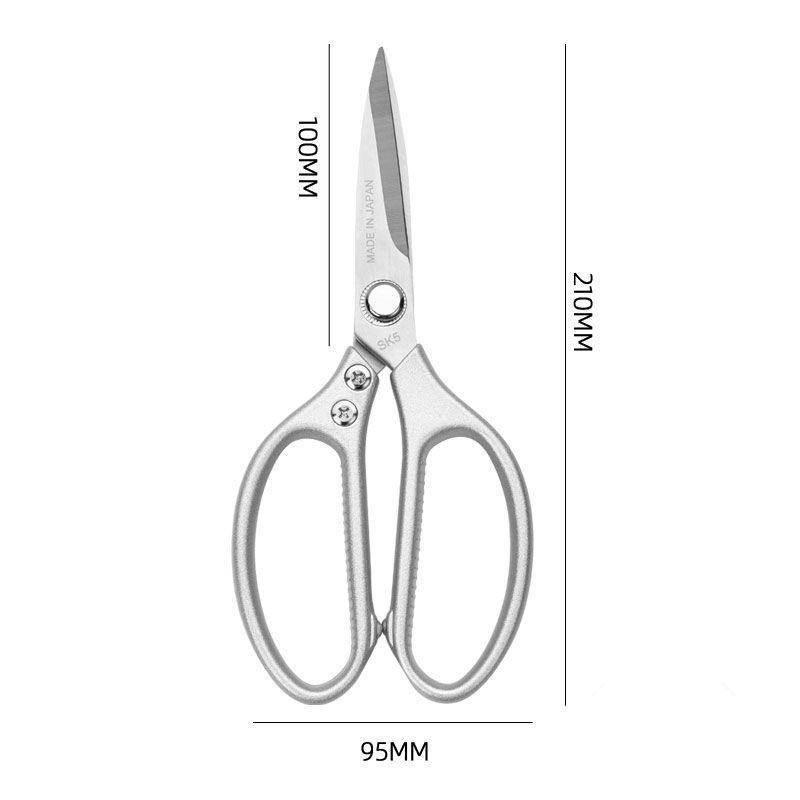 Sharp Stainless Steel Kitchen Scissors Household Heavy Duty Chicken Bone Scissors Multi-Functional Kitchen Scissors