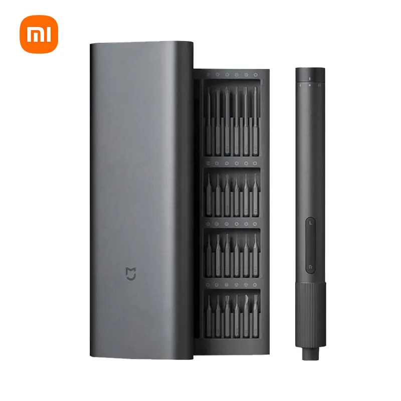 Xiaomi Mijia zestaw precyzyjnych wkrętaków elektryczna typu C do ładowania 2 przekładni obrotowej 400 + śruba S2 stal precyzyjna