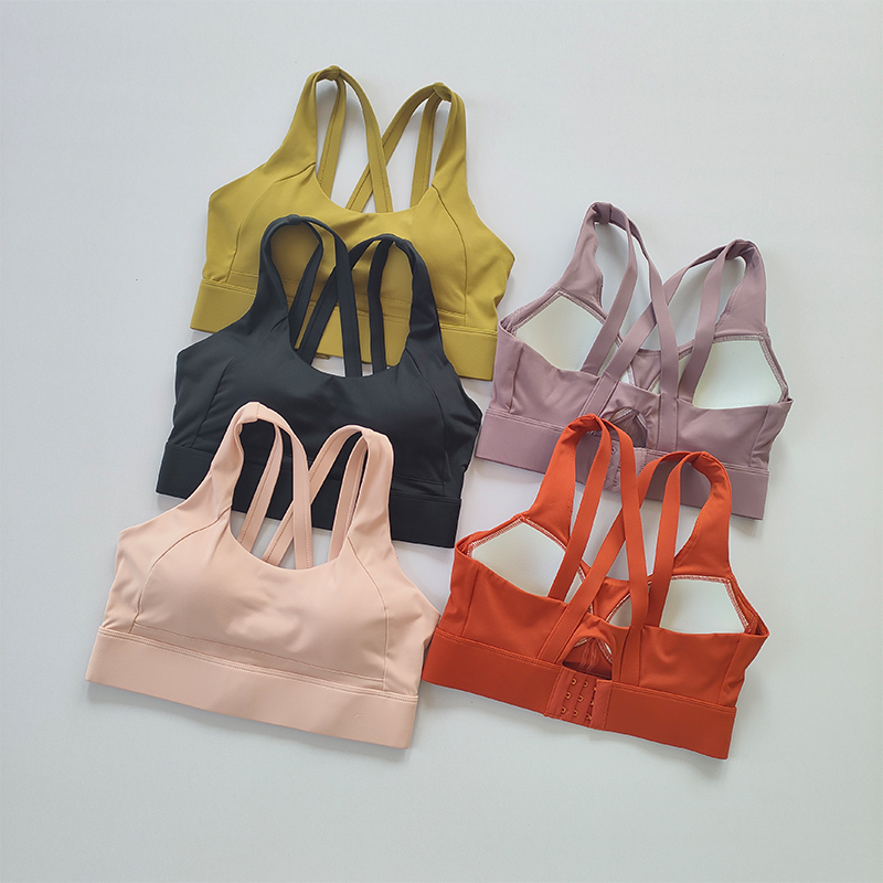 Ropa interior deportiva de alta intensidad para mujer, a prueba de golpes y flacidez, para correr y Fitness, culturismo, embellecedor de espalda y secado rápido