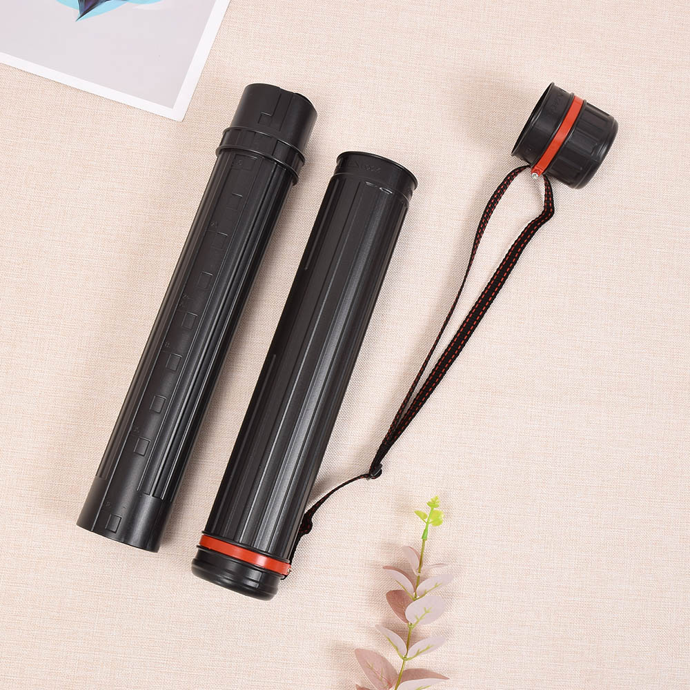 Extendable Telescopic Archery Arrow Back Shoulder Quiver Holder Tube Adjustable Painting Cylinder Art Supplies