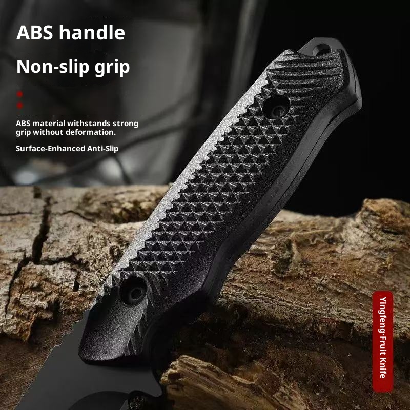 Cuchillo táctico para exteriores, defensa Personal, cuchillo de utilidad de buceo afilado, herramienta de supervivencia con diseño de hueso de dragón integrado de alta dureza