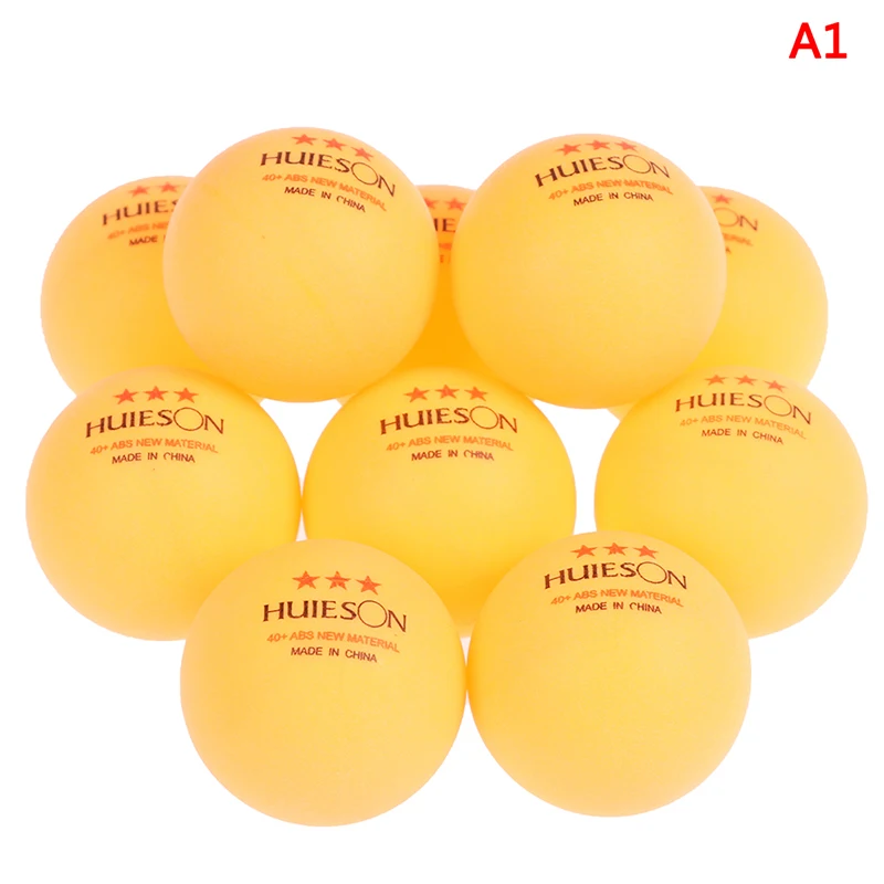 10 ชิ้นลูกปิงปอง 40 + มิลลิเมตรเส้นผ่านศูนย์กลาง 2.8 กรัม 3 ดาวพลาสติก ABS ลูกปิงปอง