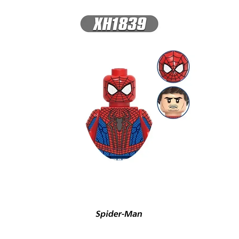 X0328มาร์เวลซูเปอร์ฮีโร่ฮีโร่ฮีโร่สีเขียวอิฐตัวต่อตัวการ์ตูนของเล่นเด็กเพื่อการศึกษาของขวัญวันเกิด