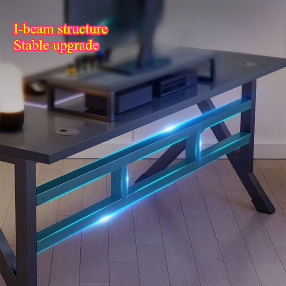 デスクトップコンピュータデスク人間工学に基づいたゲームテーブル寝室ライティングデスクKタイプ高級安定したゲームテーブルダブルプレーヤーゲームテーブル