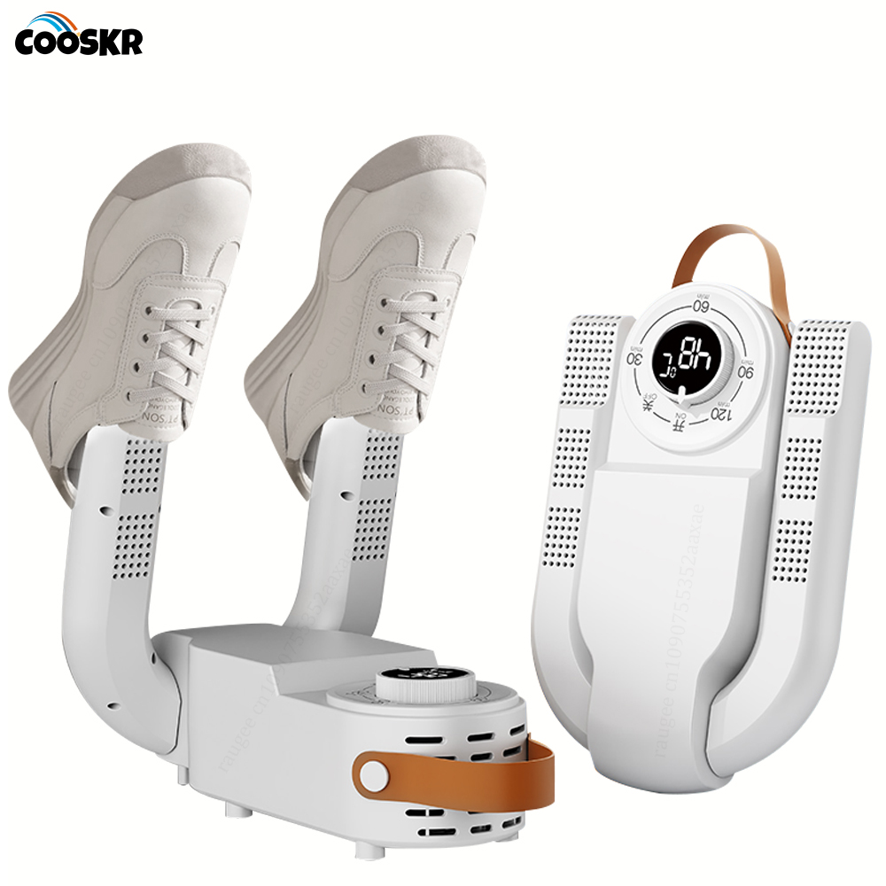 Opvouwbare schoenendroger Elektrische schoenwarmer Verwarming Laarswarmer Schoen Intelligente timer Schoenendroger Ontgeuren Steriliseren Schoenendroger