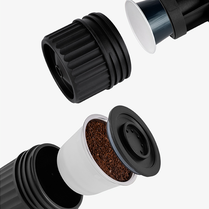 MEIMOKA Portable Coffee Machine Espresso Maker for Outdoor 20 Bar Pressure Wireless USB Charging