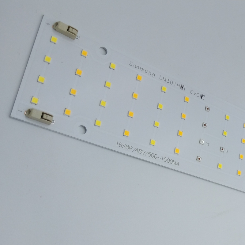 LM301H EVO Samsung Led Licht Quantum Bar 60W Board Streifen QB128 Led Wachsen Lampe Gemischt 3000-6500K 660nm UV IR Pflanzung Innen