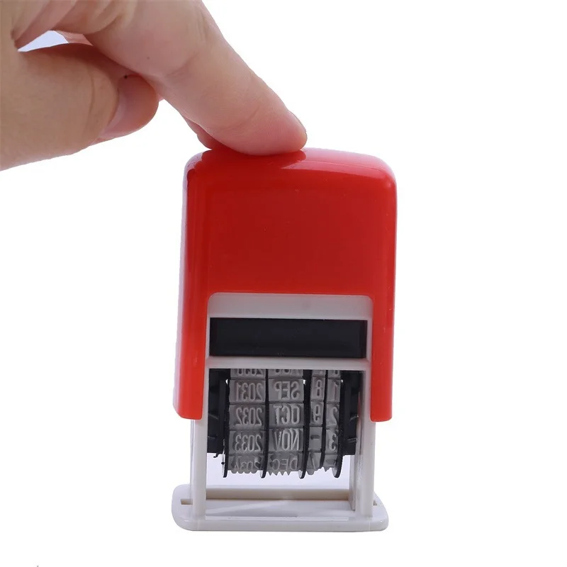 Engels Jaar Maand Datum Stempel Herbruikbare Praktische DIY Hand Account Datum Stempels ABS Verstelbare Universele Kantoorbenodigdheden