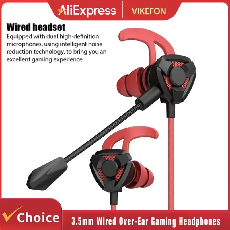 Auriculares para jugadores, auriculares con cable, auriculares para juegos con micrófono para Pubg PS4 CSGO, casco para teléfono, portátil, tableta, juego Universal