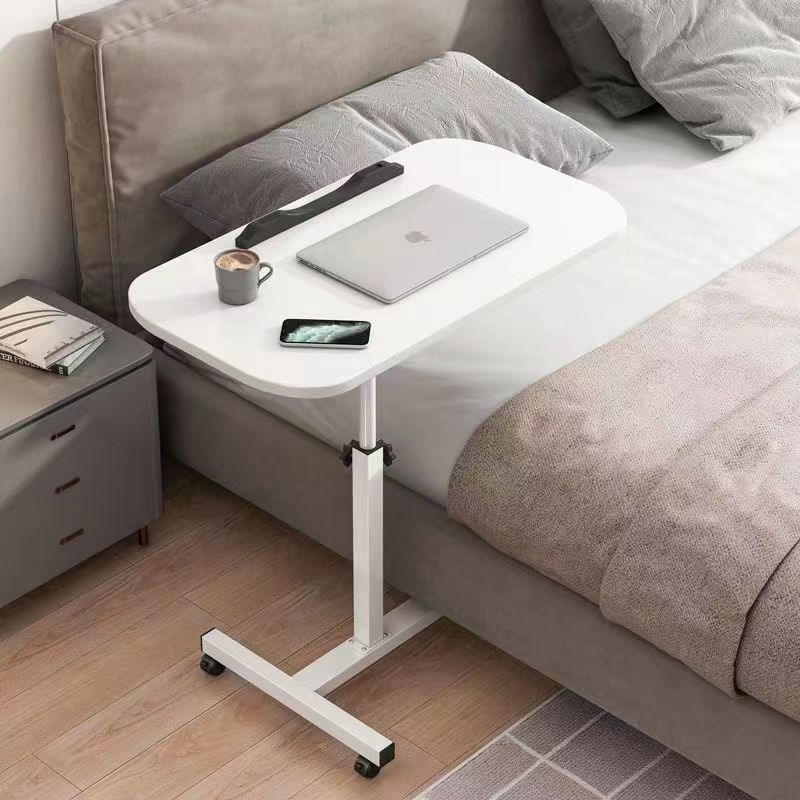 Laptop Desk com Roda, Mesa De Cabeceira Do Quarto, Gira Move