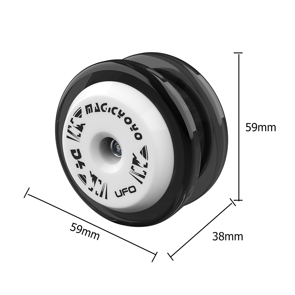 ロープベアリング付き自動リターン4 uofo,部品,プラスチックyoyoボール,プロのループyo,初心者向け