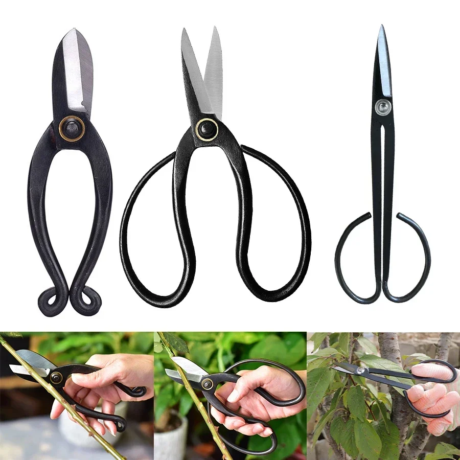 High Carbon Steel Garden Pruning Shears Profissional Root Cutter Bonsai Cutter Gardening Pruning Bonsai Scissors Grafting Tool