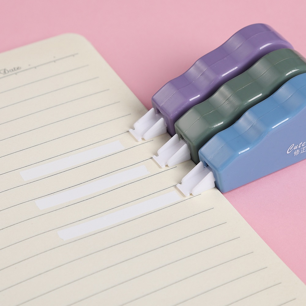 6Pcs Correction Tape Set Kawaii Pastel Color Roller No Mess Easy to Use Mini Cute Stationery for Students School Office Supplies