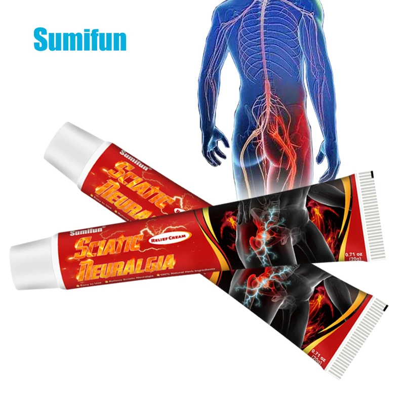 20g Sumifun Sciatic Nerve Pain Relief Cream Piriformis Hip Body Massage Ointment Muscle Joint Orthopedic Arthritis Ache Plaster