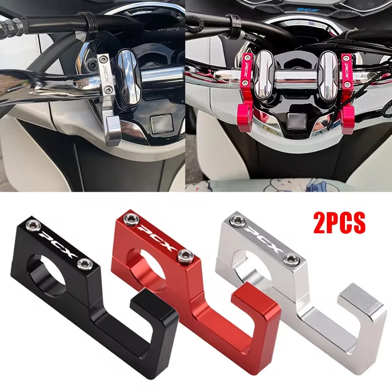 Gancho para casco de motocicleta, soporte para bolsa de equipaje, ganchos de suspensión para Honda PCX125, PCX150, PCX160, PCX 160, PCX 150, PCX125, 22mm