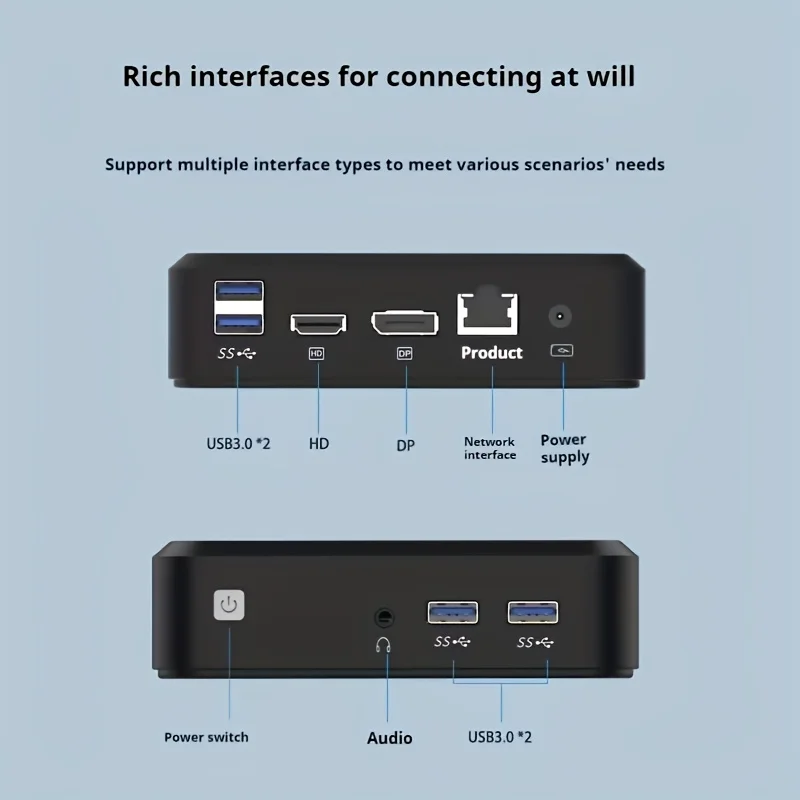 GenMachine New Mini PC AMD Ryzen 7 3750H CPU Windows 10/11 DDR4 Ren3000 3750H Desktop USB WIFI 5 1000M AMD NUC Gaming Computer