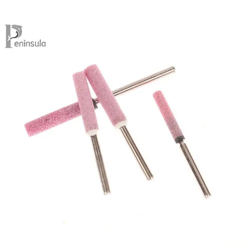 10Pcs Chainsaw Sharpener Grinding Stone File 4/4.8/5.5/6mm Chains Saw Sharpening Set Polishing Metals Stones