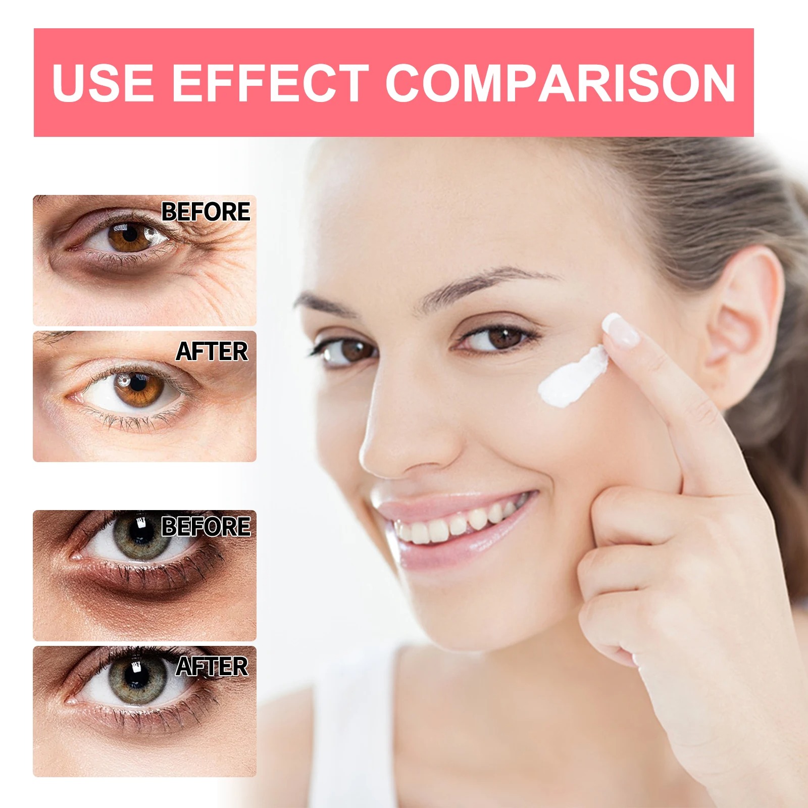 Retinol creme para os olhos levantamento endurecimento anti-rugas remover sacos de olho olheiras anti envelhecimento clareamento hidratante iluminar cuidados com a pele