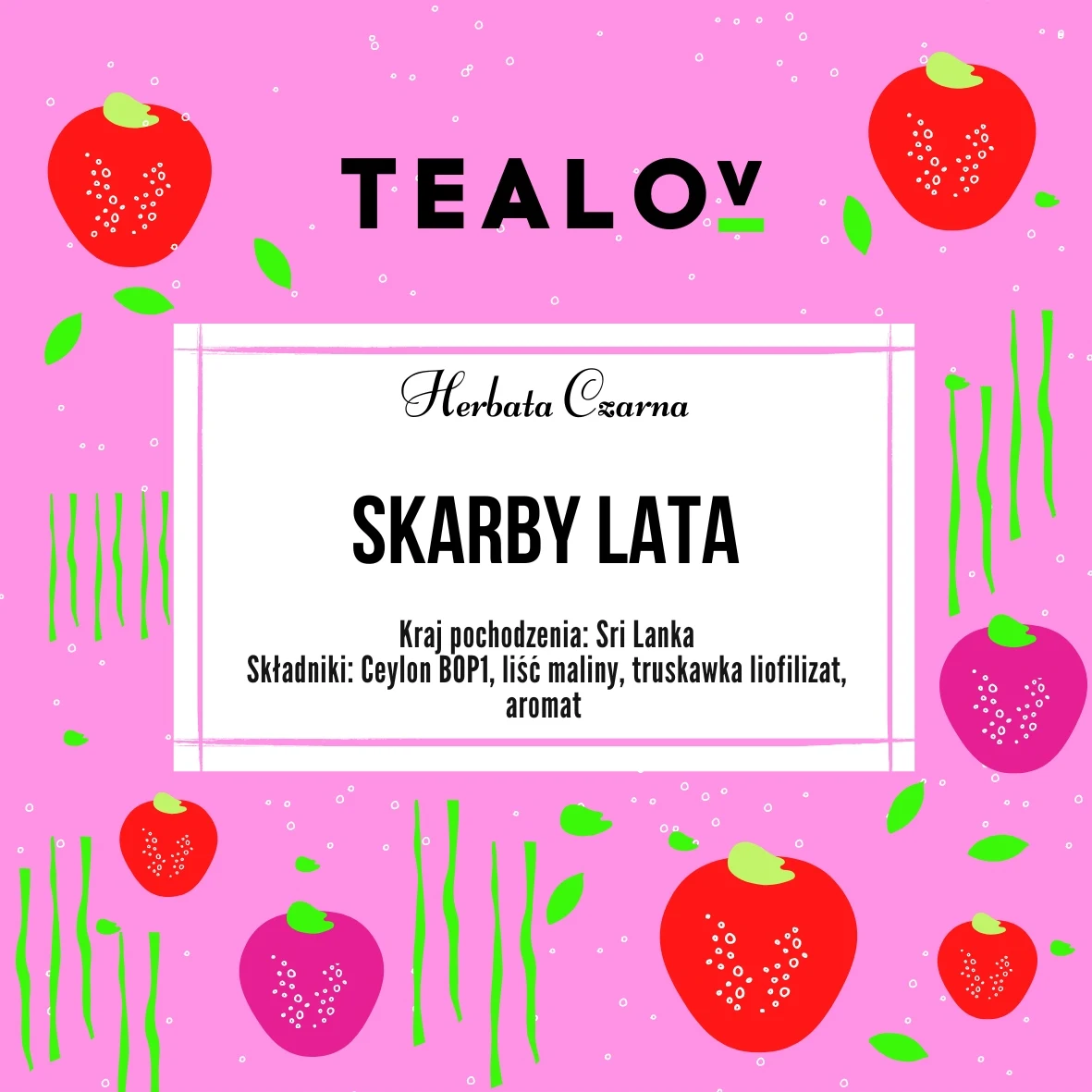 Herbata TEALOV czarna SKARBY LATA 100g