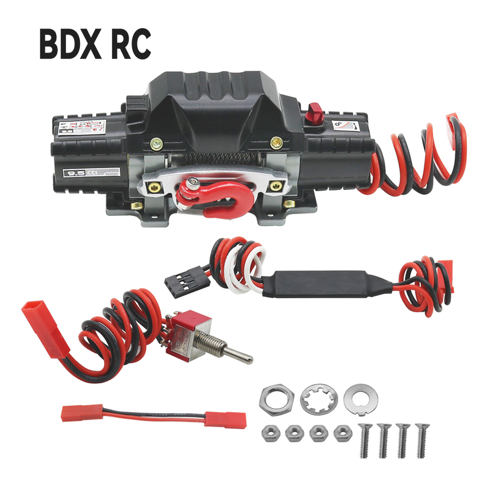 RC Metall Automatische Doppel Motor Simulierte Winde Für 1/10 RC Crawler Auto Axial SCX10 TRX4 D110 Tamiya CC01 RGT86100V2