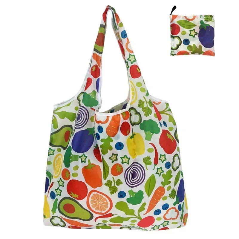 Bolsos de mano con estampado de flores para mujer, bolsa de compras ecológica plegable, bolsa de mano reutilizable, bolsa de almacenamiento de comestibles, organizador, bolsas de compras