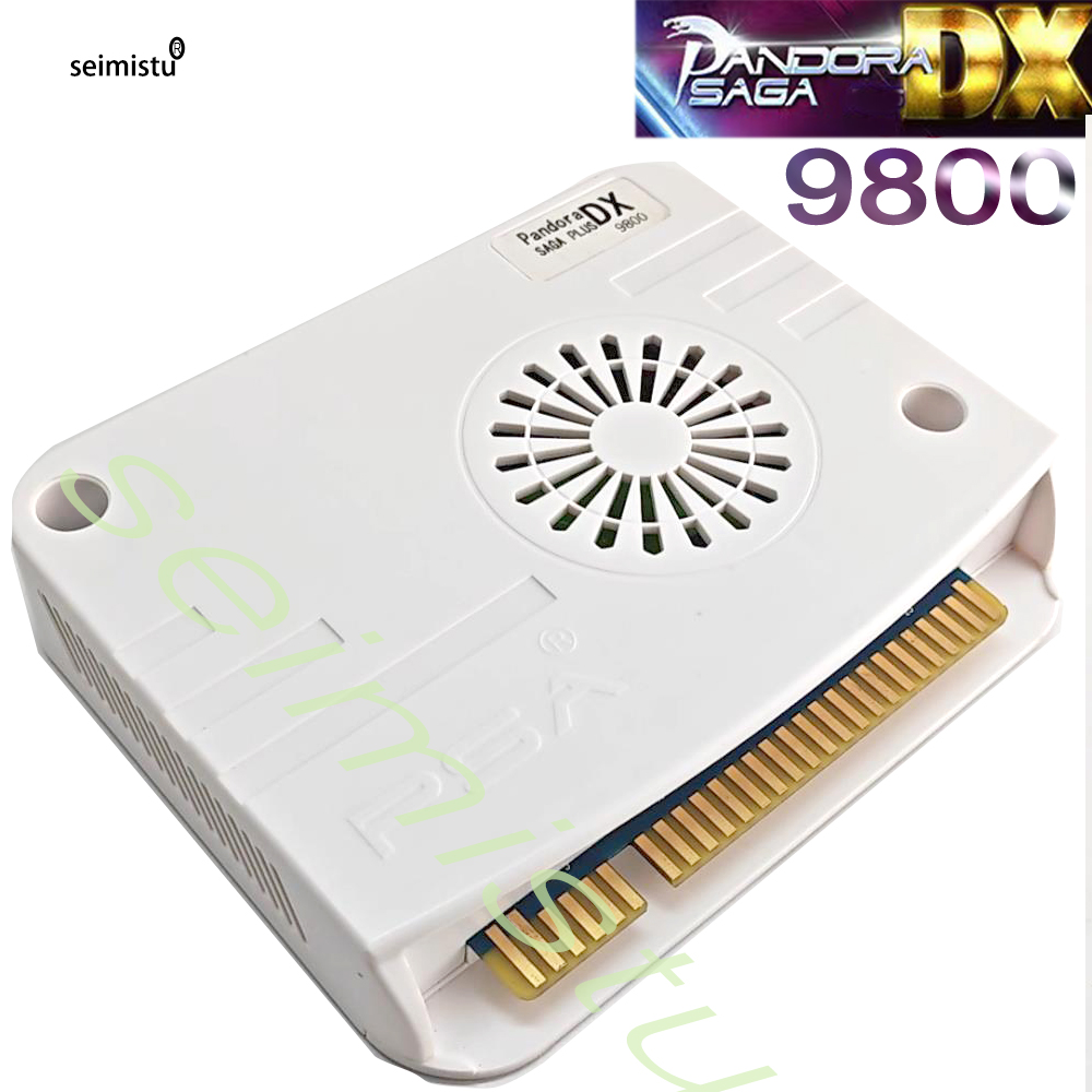 2024 Pandora Saga Box DX 9800 em 1 Versão Arcade Joystick Console de jogos Máquina de gabinete JAMMA Mainboard PCB Multi HDMI VGA CRT