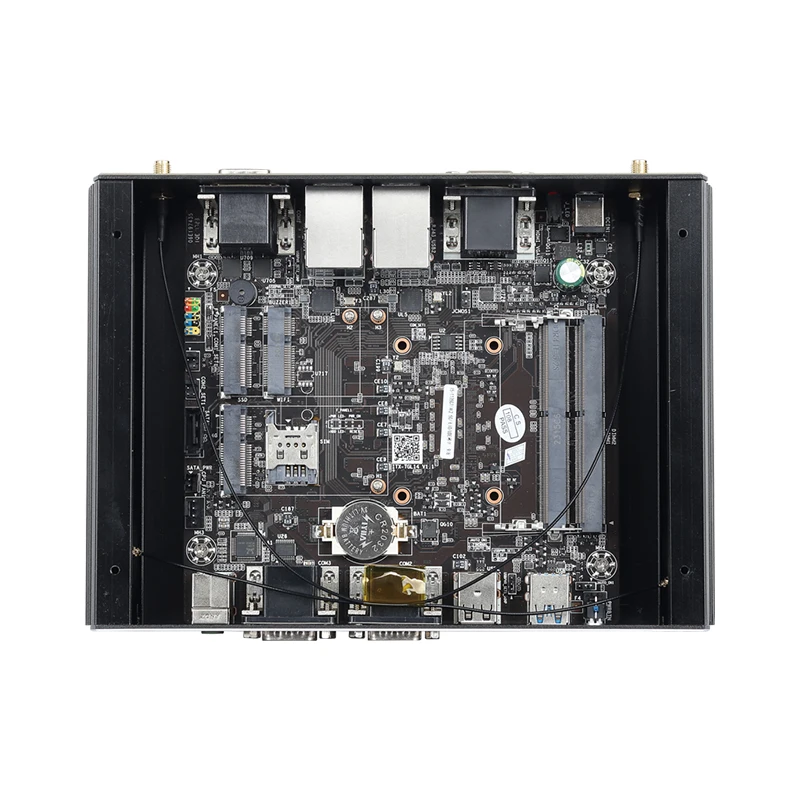 XCY X89 IPC Мини-промышленный ПК Процессоры Intel 4-го поколения 6 портов COM 8xUSB 2xLAN HDMI VGA WiFi 4G LTE Win11/10