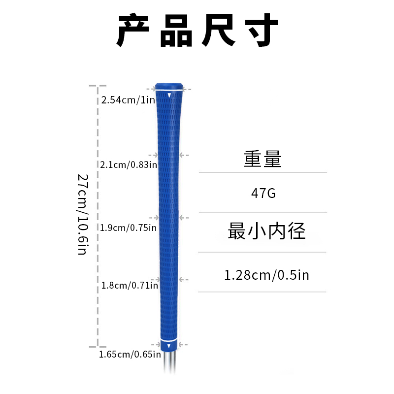 ด้ามจับไม้กอล์ฟ10ชิ้น/ล็อตด้ามจับไม้กอล์ฟ TPE กันลื่นอุปกรณ์กอล์ฟหลายสี