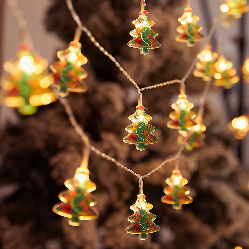 ต้นคริสต์มาส LED String Light 1.5M 10LED Xmas แขวนโคมไฟ Fairy Light Garland เครื่องประดับตกแต่งบ้าน 2024 ใหม่ปีของขวัญ
