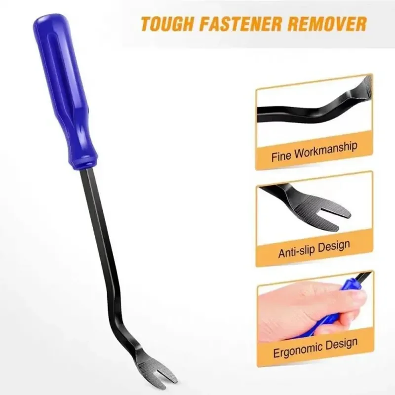5 pçs kit de ferramentas de remoção de guarnição de áudio do carro anti-risco alavanca aplicável painel da porta do carro e painel de áudio