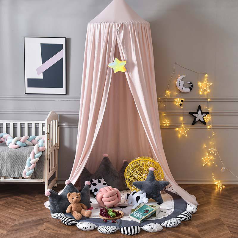 Moustiquaire pour Enfants, Rideau CPull pour Bébé, Décor de Lit, Tente de Face, Chambre de Princesse pour Fille, Modifications de Lit, Coin Salon, Jeu, NookDecor de Lecture