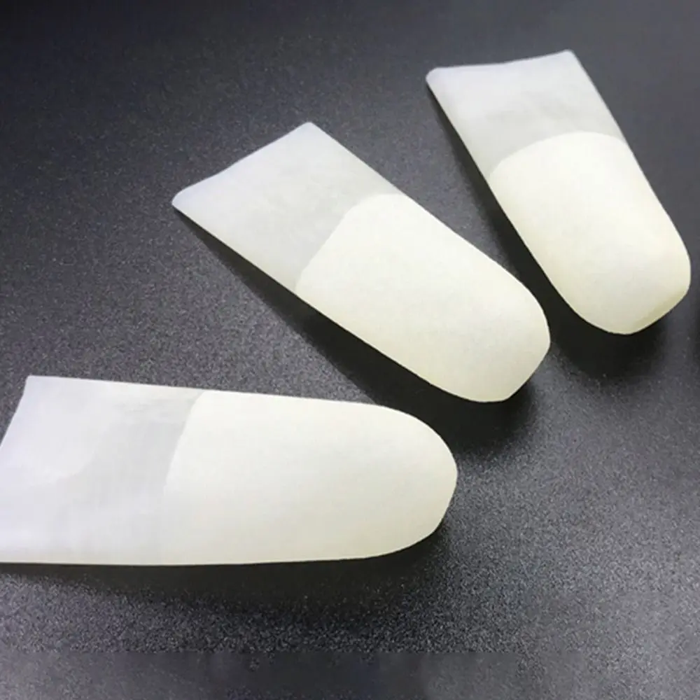 100Pcs Transparent Frosting Disposable Finger Cover Dustless Non-slip Latex Cover Anti-static Workplace Fingertips Protector
