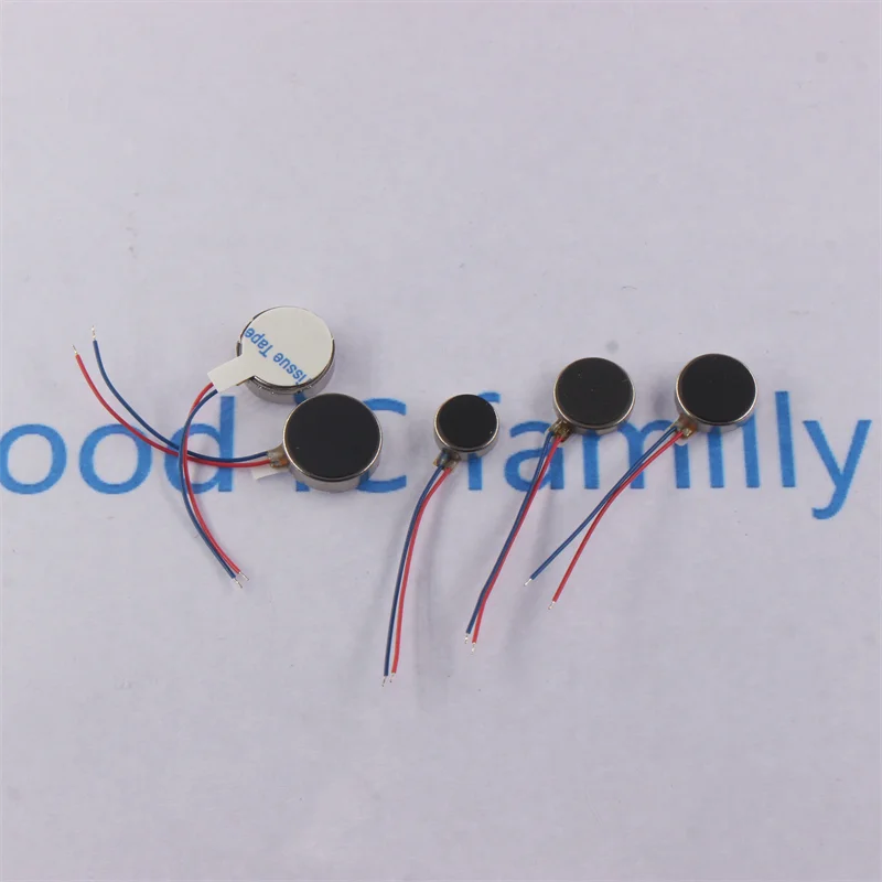DC 3V 3.7V 8mm 10mm 0820 0827 0834 1027 1030 1234 Round Thin Vibration Motor Button Coin Vibrating Motor Vibrator Phone Massager