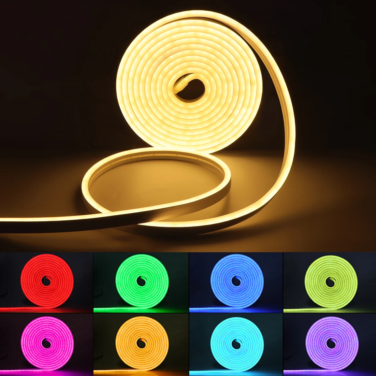 Zigbee Tuya RGB HA CONDOTTO LA Luce di Striscia 5V 2m 3m 5m Diodo Al Neon Nastro Nastro Flessibile Dimmerabile Armadio Decorazione Della Lampada per Alexa