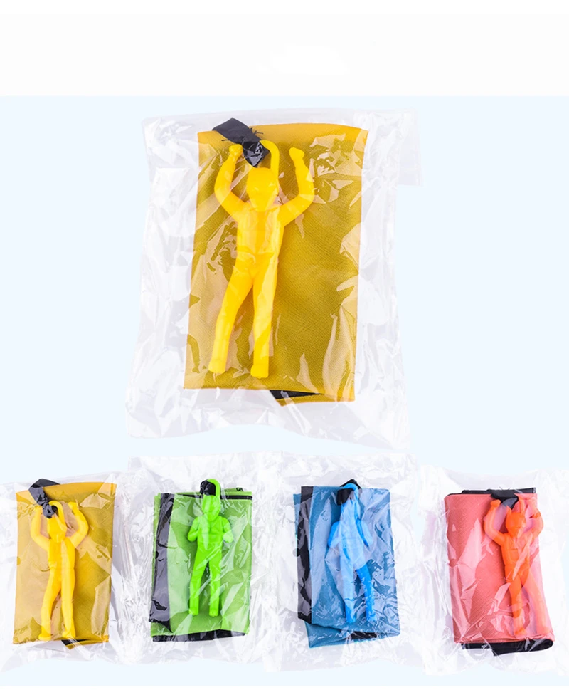 Kinder-Fallschirmspielzeug für den Außenbereich, handgeworftes Sportspielset für Jungen mit Soldaten, ideal für sensorische Spielgeschenke