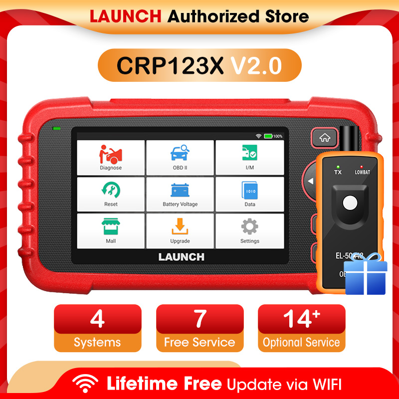 NEUE LAUNCH CRP123X V2.0 OBD2 Scanner Auto DIY Code Reader Automotive Diagnose Werkzeuge Autoscanner Auto Scan Tool Diagnose