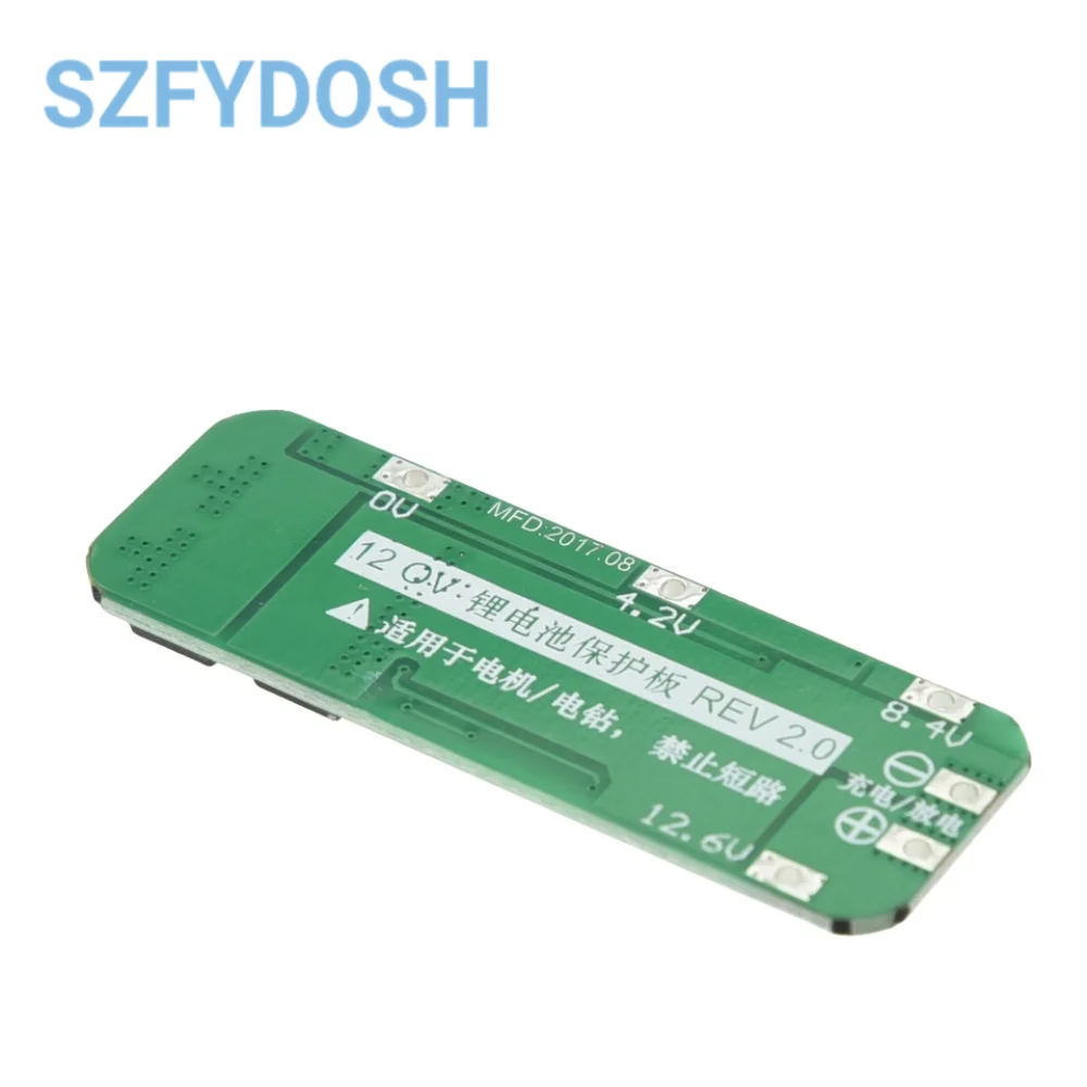 3S 20A Li-ion Lithium Battery 18650 Charger Protection Board PCB BMS 11.1V 12V 12.6V Cell Charging Protecting Module