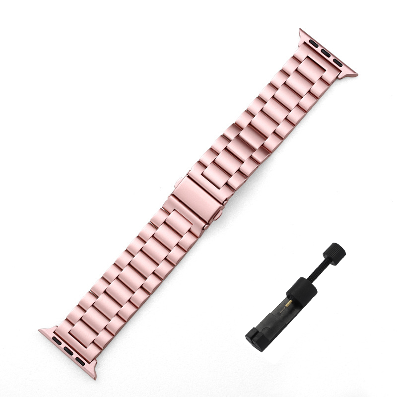 Pulseira de aço inoxidável para apple watch band 45mm ultra 49mm 41mm 40mm 44mm pulseira de metal para iwatch série 9 10 46mm 42mm