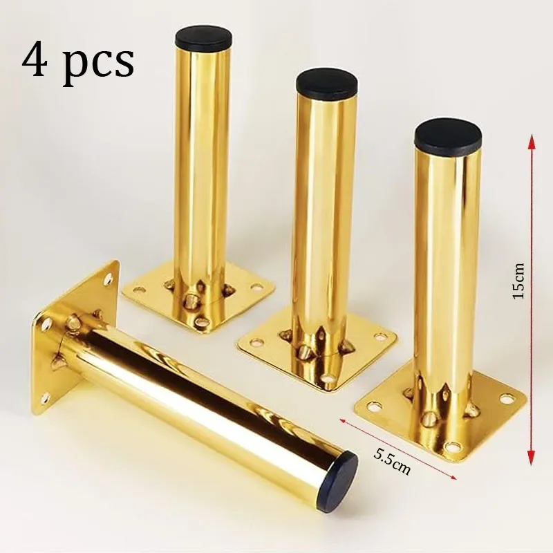 4 stücke Möbel Beine moderne Metall Sofa Beine Möbel Unterstützung Füße Ersatz Bein für Sofa Couch Stuhl Ottomane Schrank Tisch