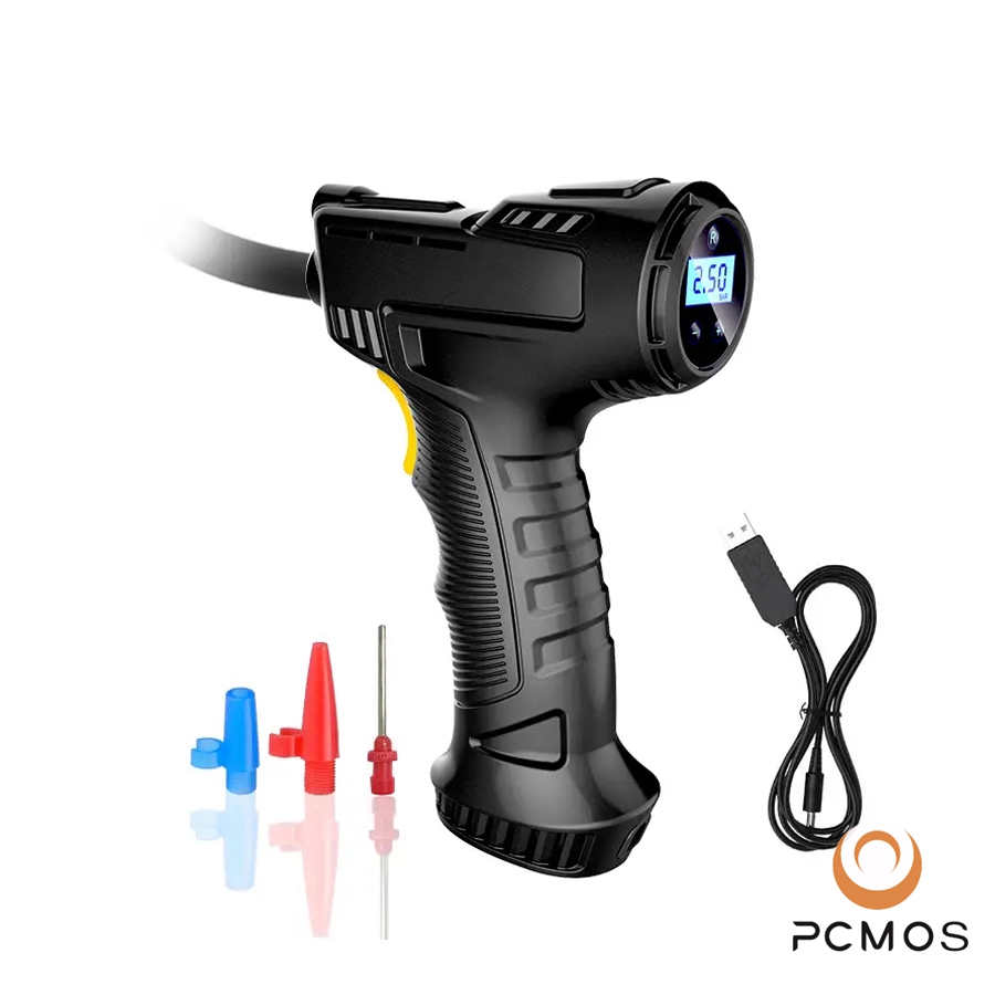 Pcmos 1 set auto montierte inflation pumpe drahtlose aufladung smart home auto motorrad tragbare reifen inflation pumpe