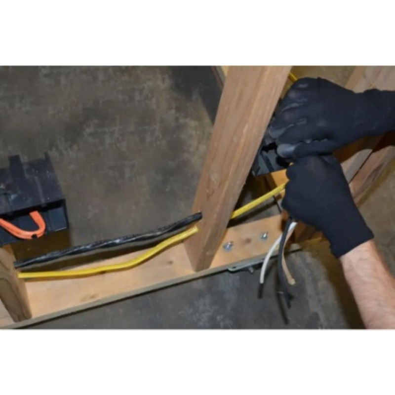 63950002 125ft. 6 Gauge 3 Conductor Nonmetallic Sheathed Type NM-B Cable, Black